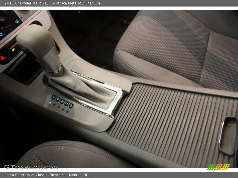 Silver Ice Metallic / Titanium 2011 Chevrolet Malibu LS