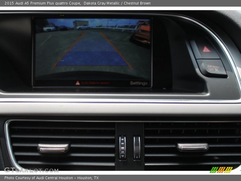 Dakota Gray Metallic / Chestnut Brown 2015 Audi A5 Premium Plus quattro Coupe