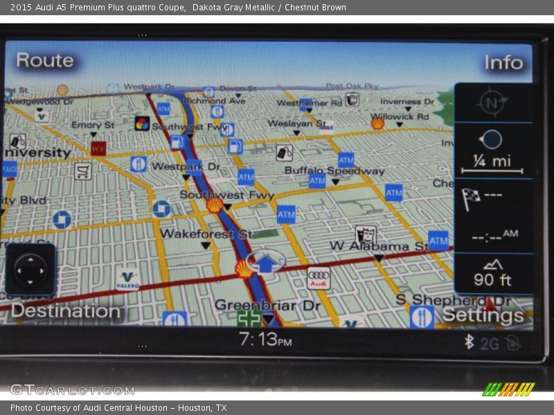 Navigation of 2015 A5 Premium Plus quattro Coupe
