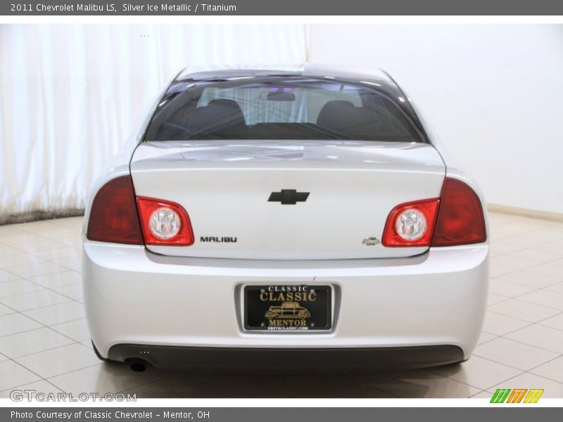 Silver Ice Metallic / Titanium 2011 Chevrolet Malibu LS
