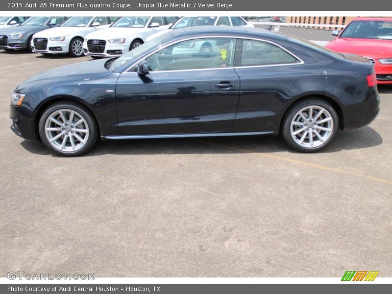  2015 A5 Premium Plus quattro Coupe Utopia Blue Metallic