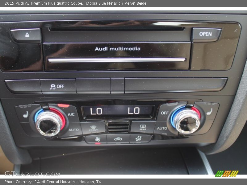 Utopia Blue Metallic / Velvet Beige 2015 Audi A5 Premium Plus quattro Coupe