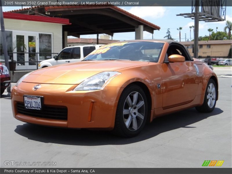 Le Mans Sunset Metallic / Charcoal 2005 Nissan 350Z Grand Touring Roadster