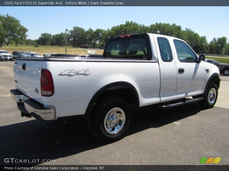 Oxford White / Dark Graphite Grey 2003 Ford F150 XL SuperCab 4x4