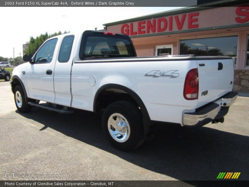 Oxford White / Dark Graphite Grey 2003 Ford F150 XL SuperCab 4x4