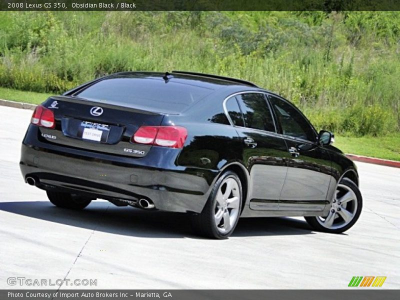 Obsidian Black / Black 2008 Lexus GS 350