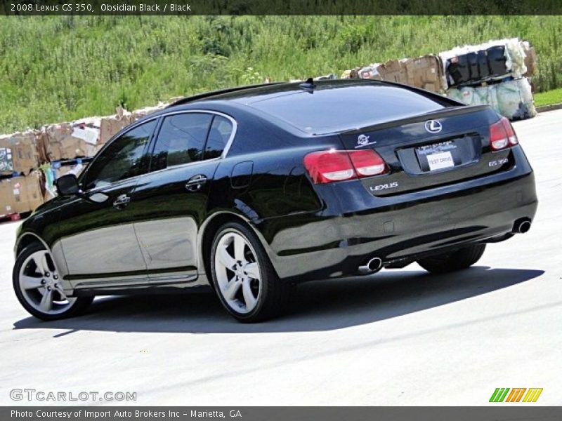 Obsidian Black / Black 2008 Lexus GS 350