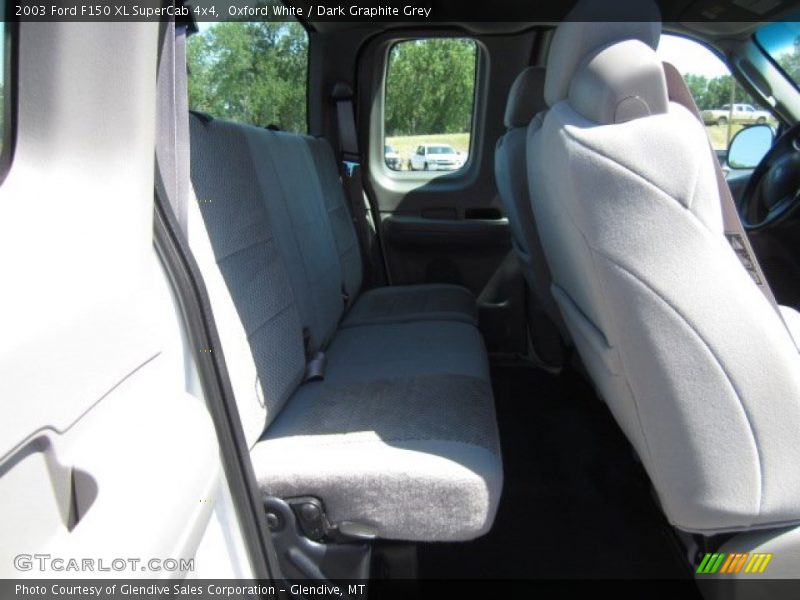 Oxford White / Dark Graphite Grey 2003 Ford F150 XL SuperCab 4x4