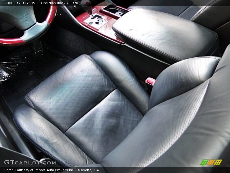 Obsidian Black / Black 2008 Lexus GS 350
