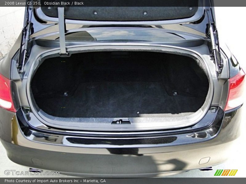 Obsidian Black / Black 2008 Lexus GS 350