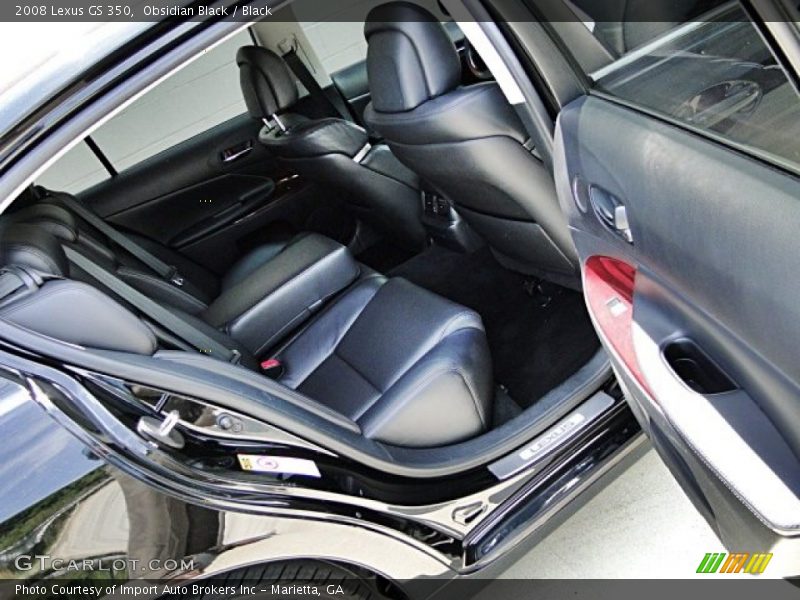 Obsidian Black / Black 2008 Lexus GS 350
