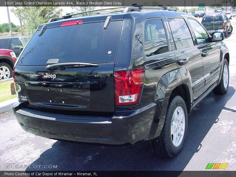 Black / Medium Slate Gray 2006 Jeep Grand Cherokee Laredo 4x4
