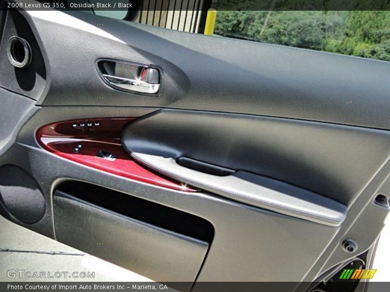 Obsidian Black / Black 2008 Lexus GS 350