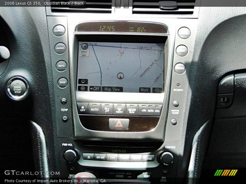 Obsidian Black / Black 2008 Lexus GS 350