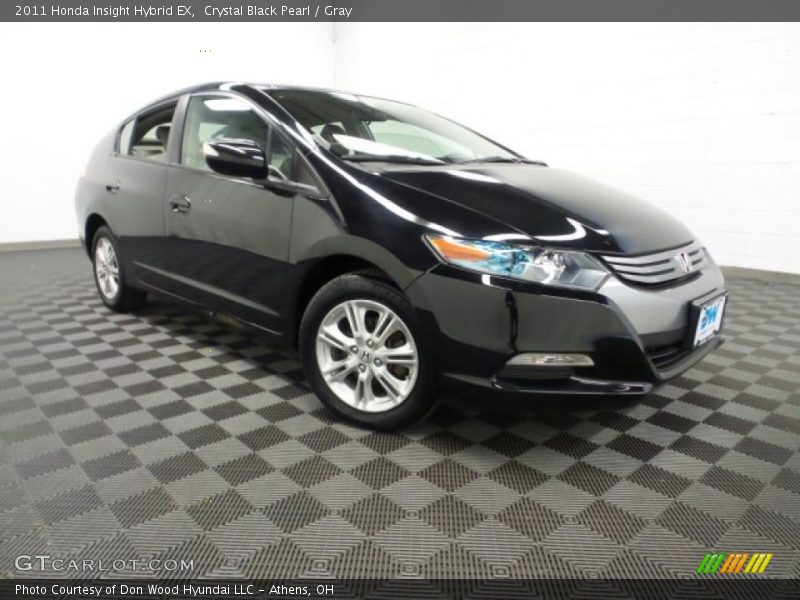 Crystal Black Pearl / Gray 2011 Honda Insight Hybrid EX