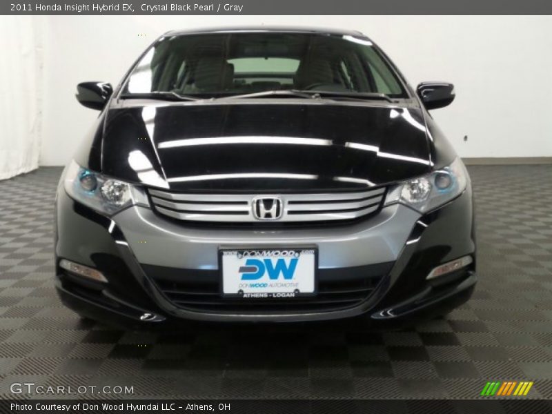 Crystal Black Pearl / Gray 2011 Honda Insight Hybrid EX