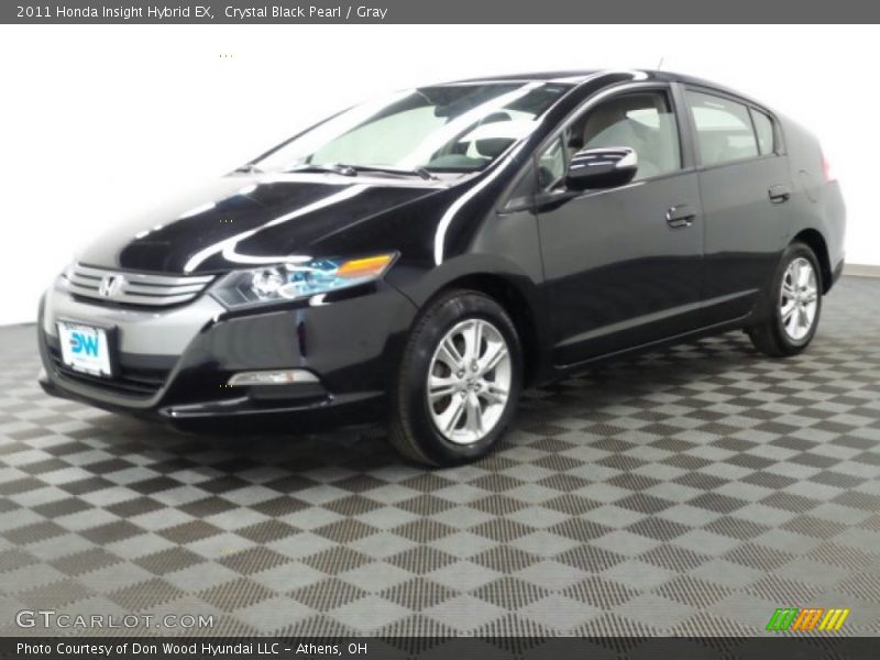 Crystal Black Pearl / Gray 2011 Honda Insight Hybrid EX