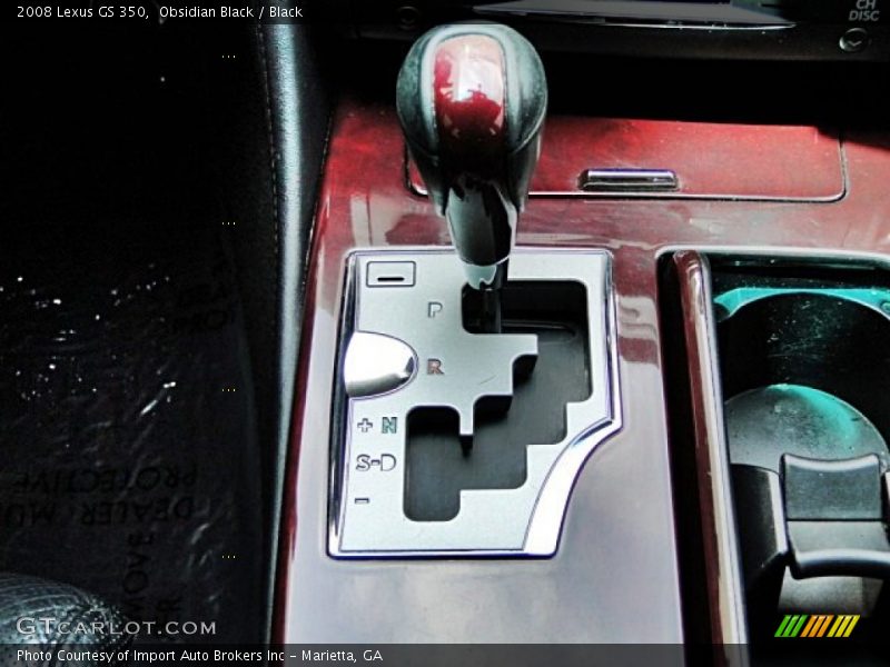 Obsidian Black / Black 2008 Lexus GS 350