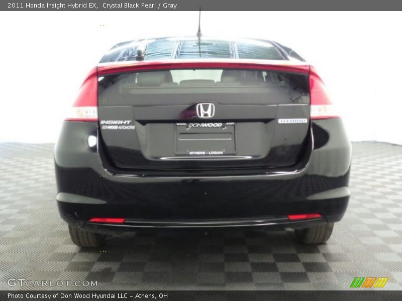 Crystal Black Pearl / Gray 2011 Honda Insight Hybrid EX