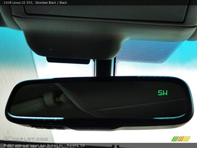 Obsidian Black / Black 2008 Lexus GS 350