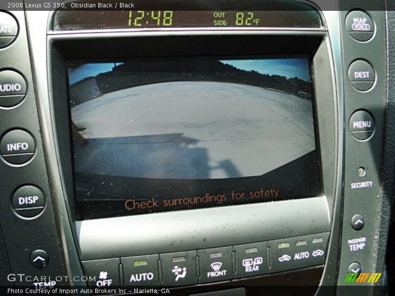 Obsidian Black / Black 2008 Lexus GS 350