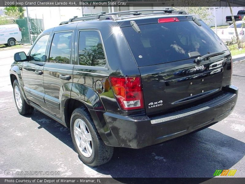 Black / Medium Slate Gray 2006 Jeep Grand Cherokee Laredo 4x4