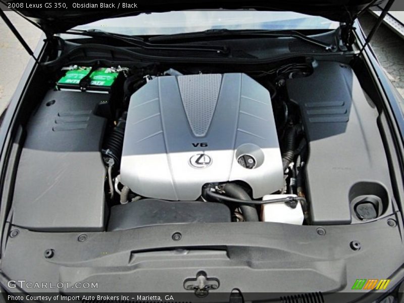 Obsidian Black / Black 2008 Lexus GS 350