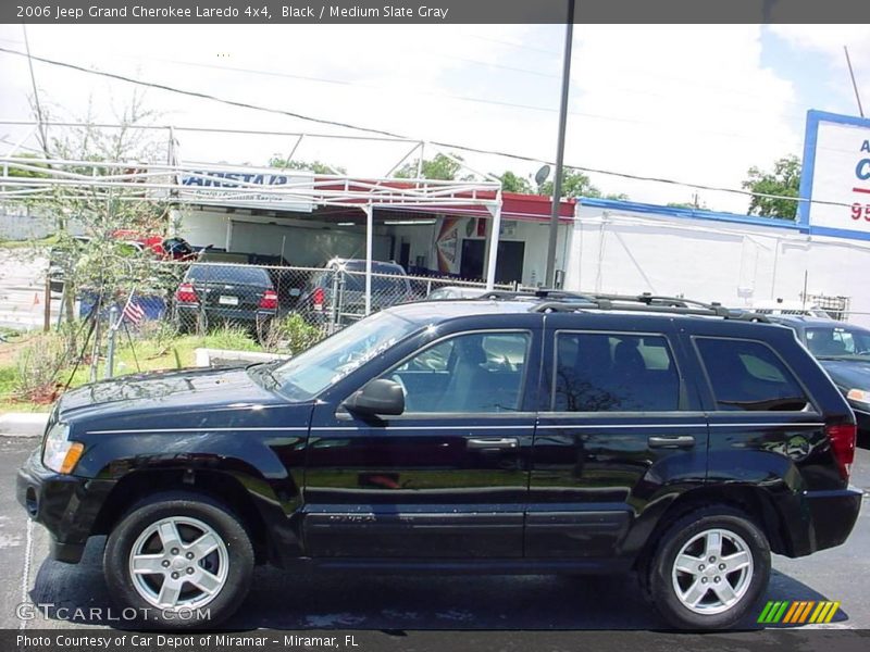 Black / Medium Slate Gray 2006 Jeep Grand Cherokee Laredo 4x4