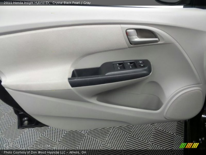 Crystal Black Pearl / Gray 2011 Honda Insight Hybrid EX