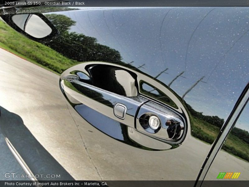 Obsidian Black / Black 2008 Lexus GS 350