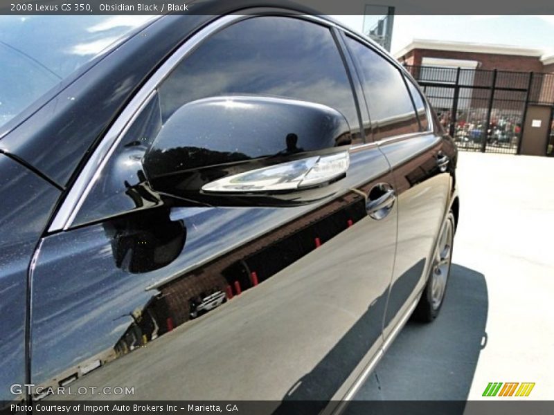 Obsidian Black / Black 2008 Lexus GS 350