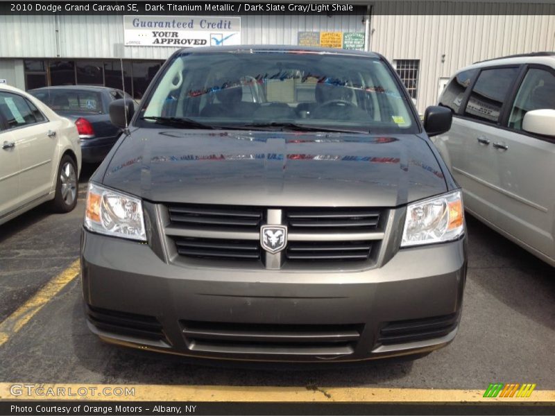Dark Titanium Metallic / Dark Slate Gray/Light Shale 2010 Dodge Grand Caravan SE