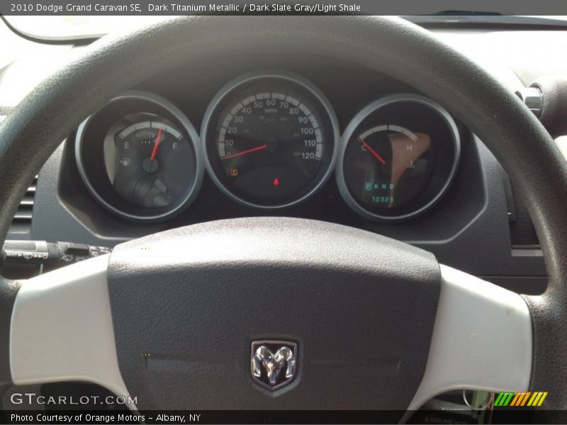 Dark Titanium Metallic / Dark Slate Gray/Light Shale 2010 Dodge Grand Caravan SE