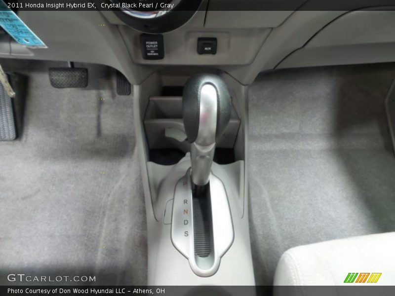 Crystal Black Pearl / Gray 2011 Honda Insight Hybrid EX