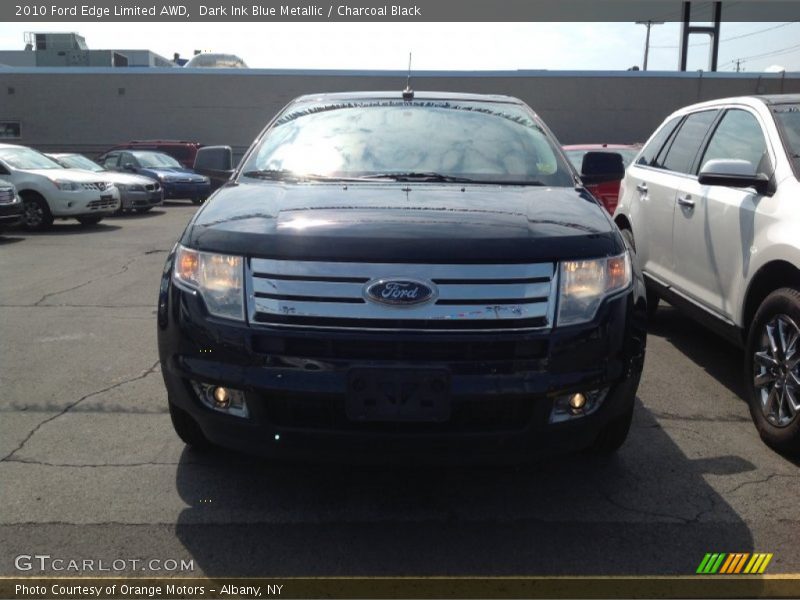 Dark Ink Blue Metallic / Charcoal Black 2010 Ford Edge Limited AWD