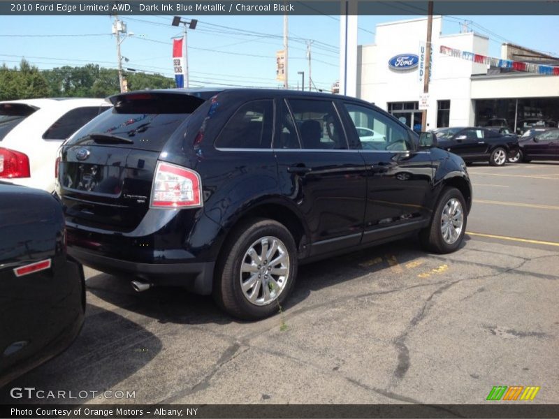 Dark Ink Blue Metallic / Charcoal Black 2010 Ford Edge Limited AWD