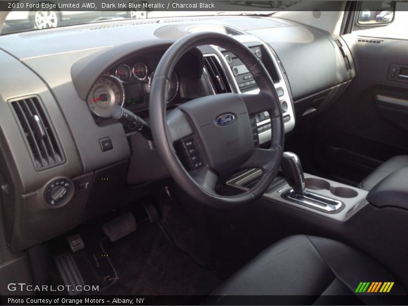 Dark Ink Blue Metallic / Charcoal Black 2010 Ford Edge Limited AWD