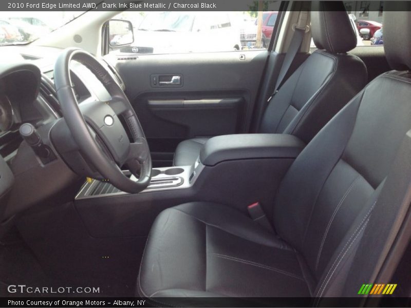 Dark Ink Blue Metallic / Charcoal Black 2010 Ford Edge Limited AWD