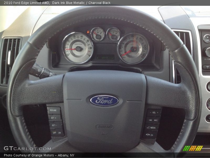 Dark Ink Blue Metallic / Charcoal Black 2010 Ford Edge Limited AWD