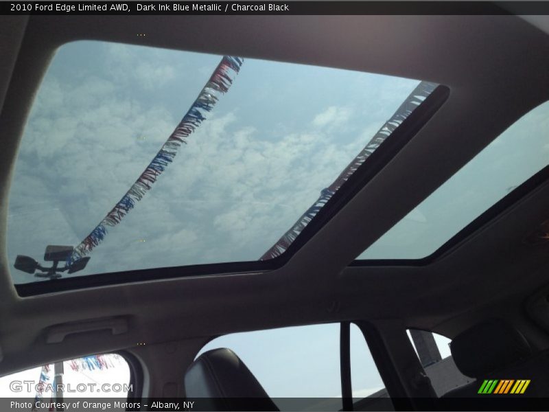 Dark Ink Blue Metallic / Charcoal Black 2010 Ford Edge Limited AWD