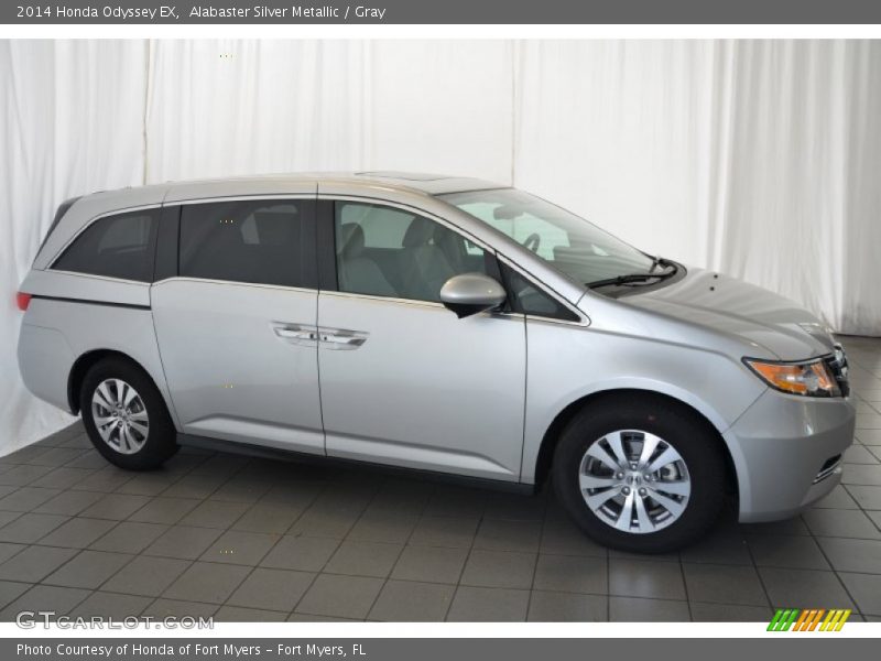 Alabaster Silver Metallic / Gray 2014 Honda Odyssey EX