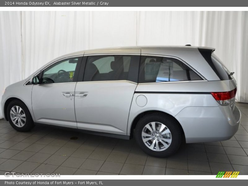 Alabaster Silver Metallic / Gray 2014 Honda Odyssey EX