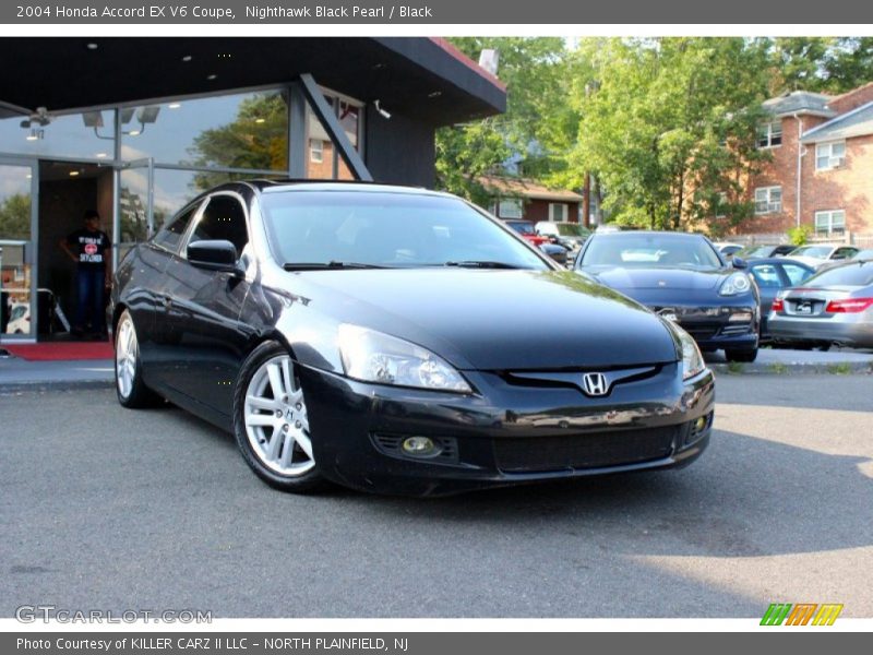 Nighthawk Black Pearl / Black 2004 Honda Accord EX V6 Coupe