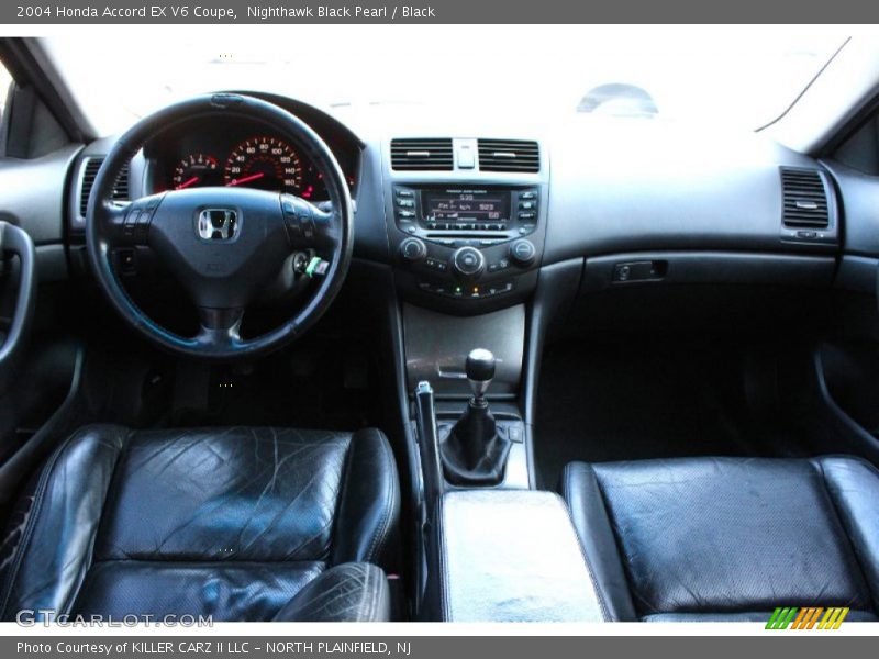 Nighthawk Black Pearl / Black 2004 Honda Accord EX V6 Coupe