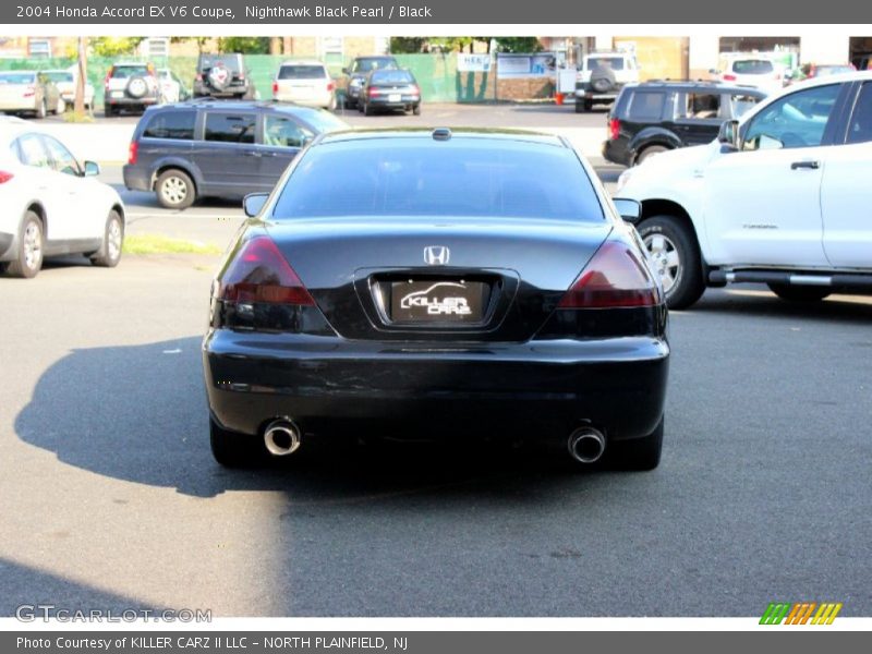 Nighthawk Black Pearl / Black 2004 Honda Accord EX V6 Coupe