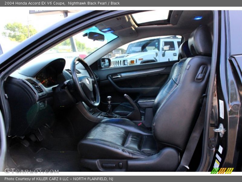 Nighthawk Black Pearl / Black 2004 Honda Accord EX V6 Coupe