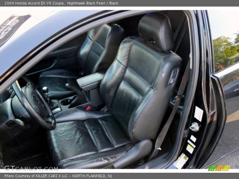 Nighthawk Black Pearl / Black 2004 Honda Accord EX V6 Coupe