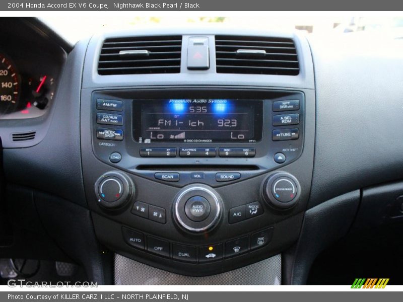 Nighthawk Black Pearl / Black 2004 Honda Accord EX V6 Coupe