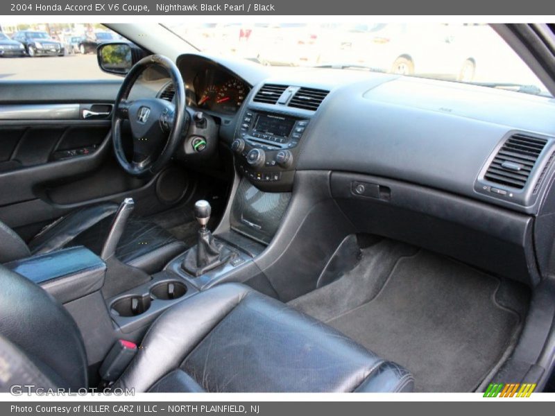 Nighthawk Black Pearl / Black 2004 Honda Accord EX V6 Coupe