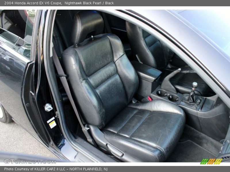 Nighthawk Black Pearl / Black 2004 Honda Accord EX V6 Coupe